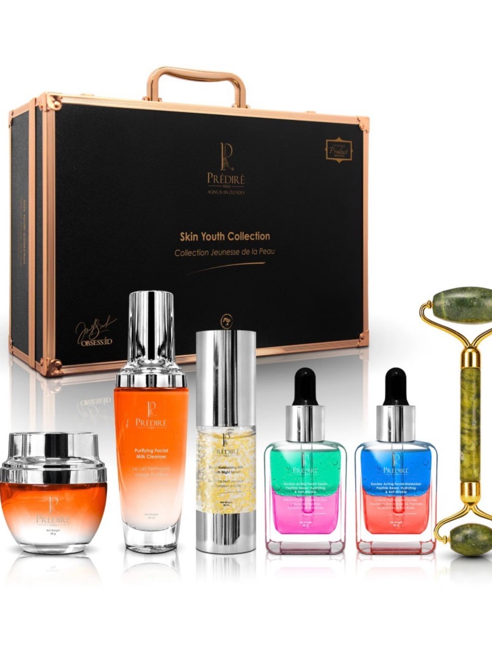 NIB Prédiré Skin Youth Collection Serum Set — Rose Gold
